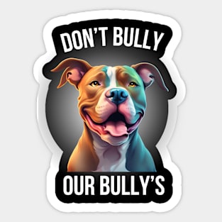 pitbull dog lover Sticker